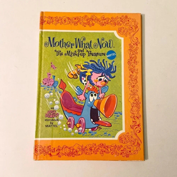 Vintage 1969 Upsy  Downsy Mother What Now And The Mixed Up Treasure Mattel Book - Picture 15 of 15